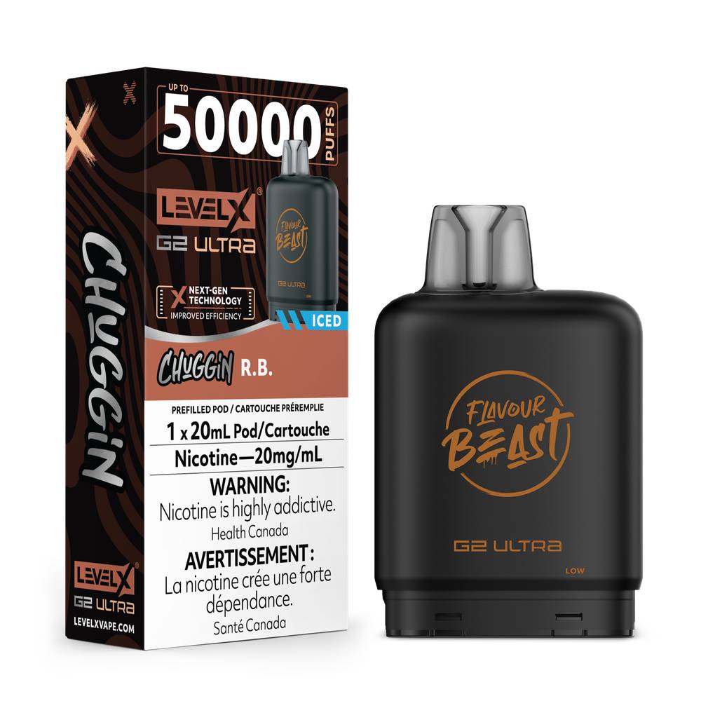 Flavour Beast LEVEL X G2 Ultra 50K Pod - r.b. 20mg